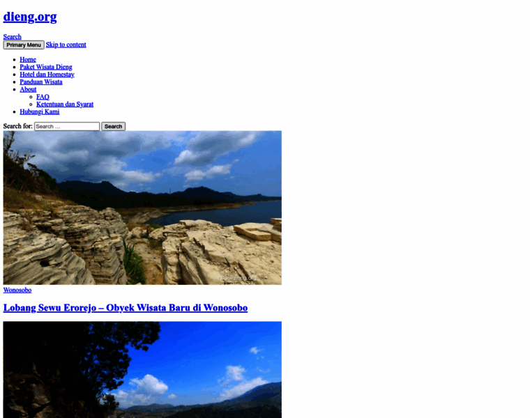 Dieng.org thumbnail Dieng.org thumbnail