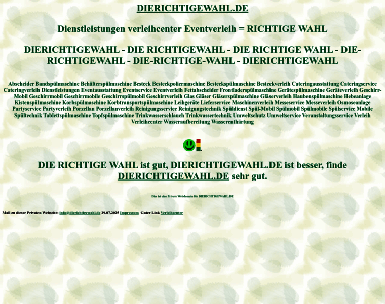 Dierichtigewahl.de thumbnail