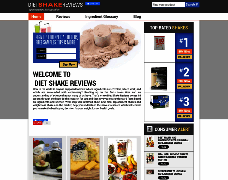 Diet-shake-reviews.com thumbnail