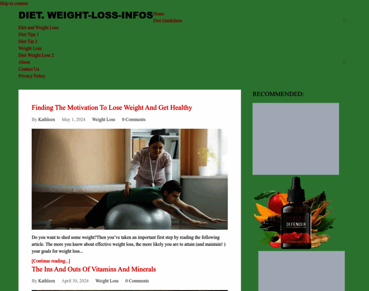 Diet.weight-loss-infos.com thumbnail