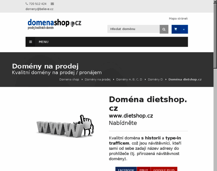 Dietshop.cz thumbnail