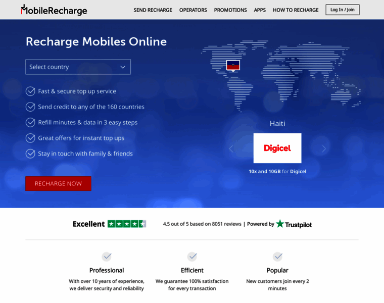 Digicel.mobilerecharge.com thumbnail