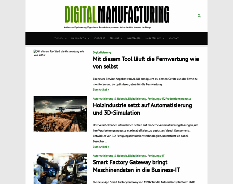 Digital-manufacturing-magazin.de thumbnail
