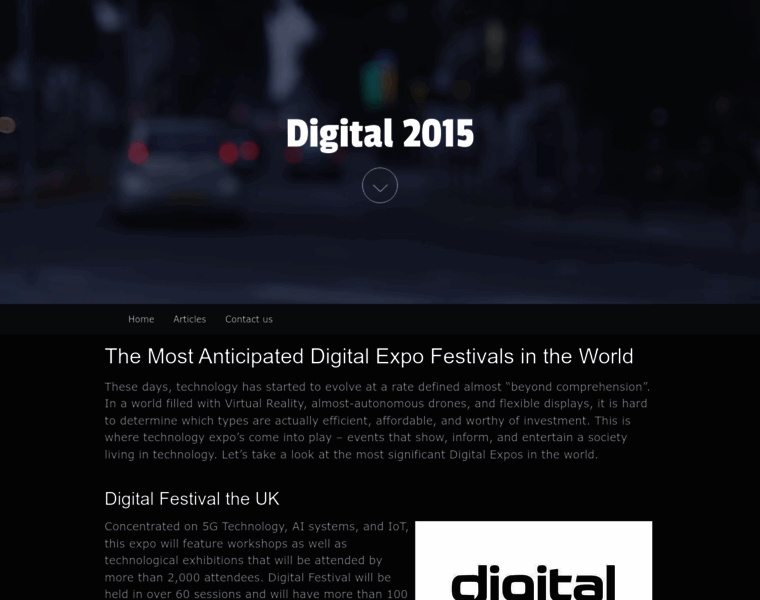 Digital2015.co.uk thumbnail