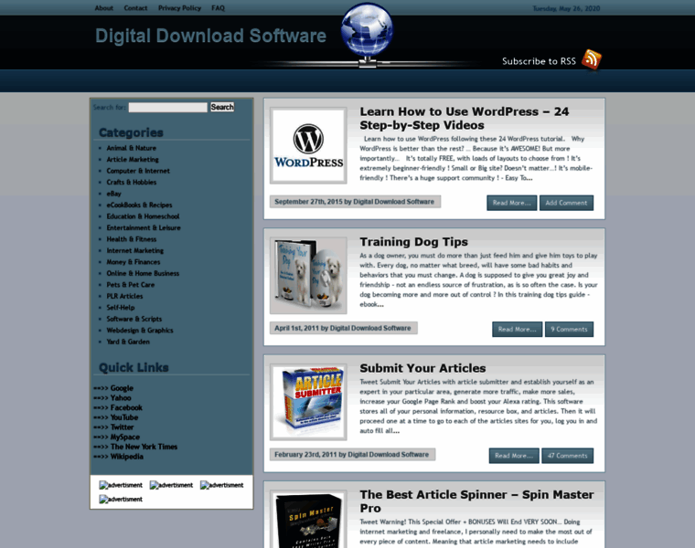 Digitaldownloadsoftware.com thumbnail