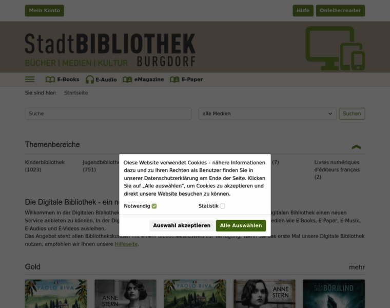 Digitale-bibliothek-burgdorf.ch thumbnail