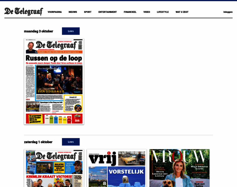 Digitalekrant.telegraaf.nl thumbnail