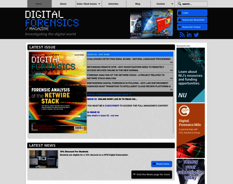 Digitalforensicsmagazine.com thumbnail