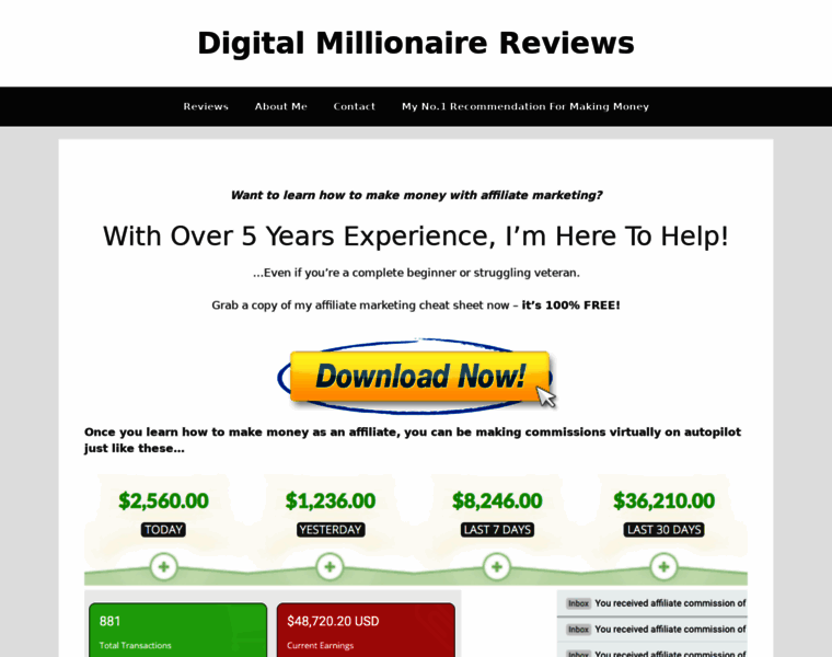 Digitalmillionairereviews.com thumbnail