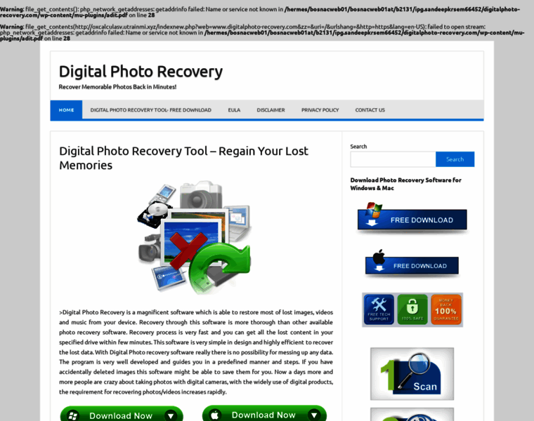 Digitalphoto-recovery.com thumbnail