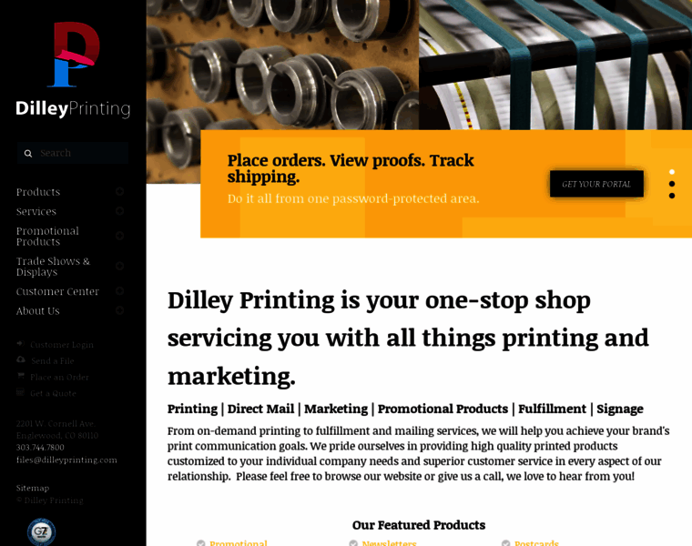 Dilleyprinting.com thumbnail