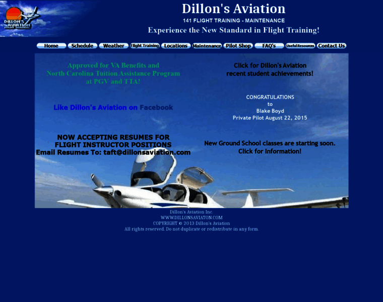 Dillonsaviation.com thumbnail