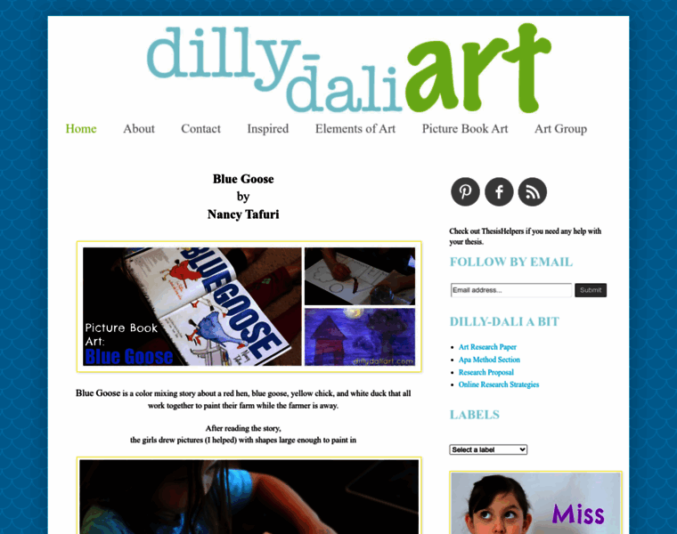 Dillydaliart.com thumbnail