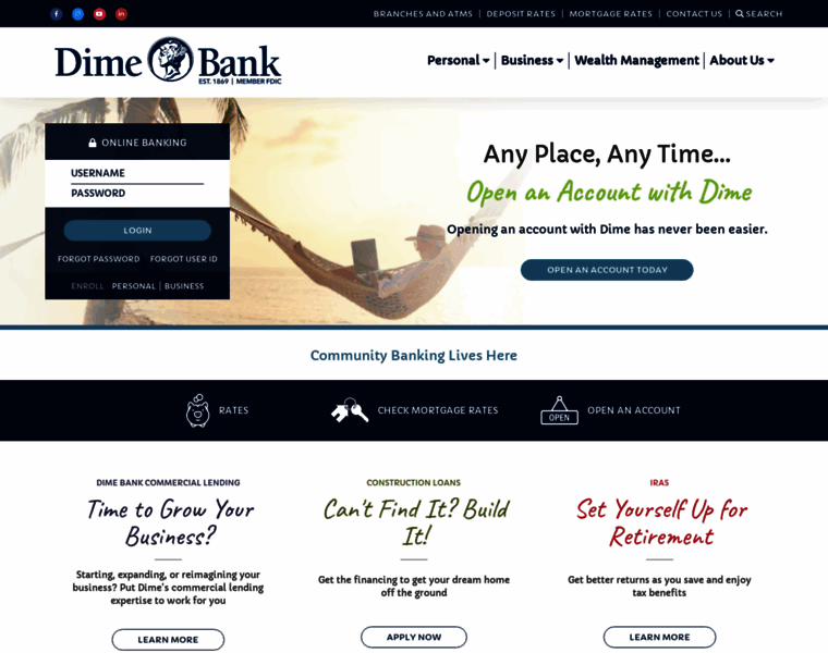 Dime-bank.com thumbnail