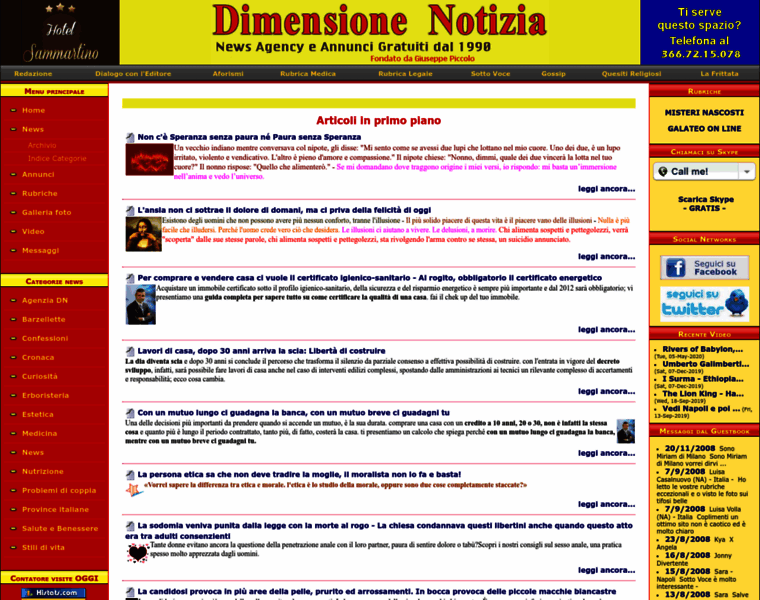 Dimensionenotizia.com thumbnail