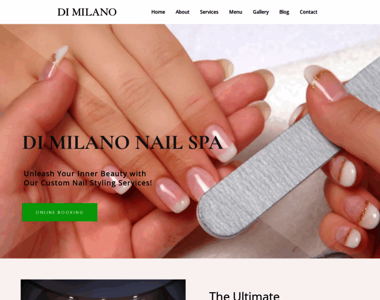 Dimilanonailspa.com thumbnail