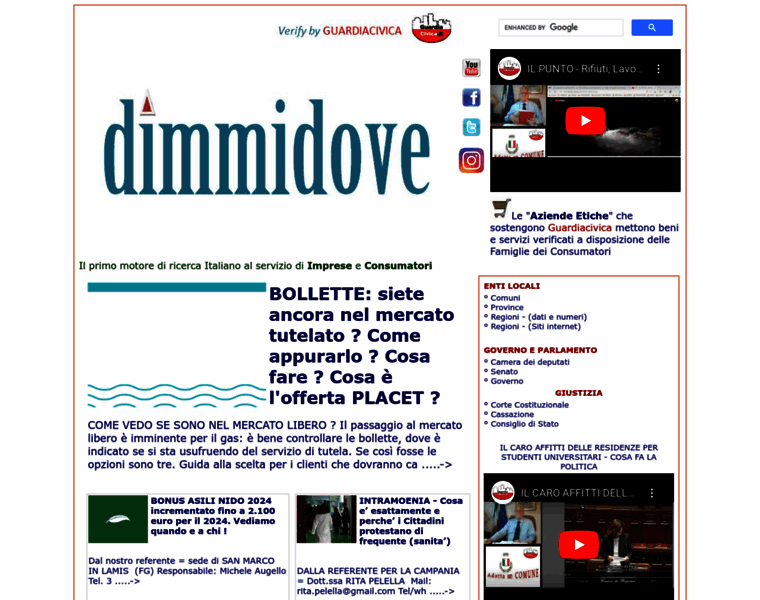 Dimmidove.it thumbnail