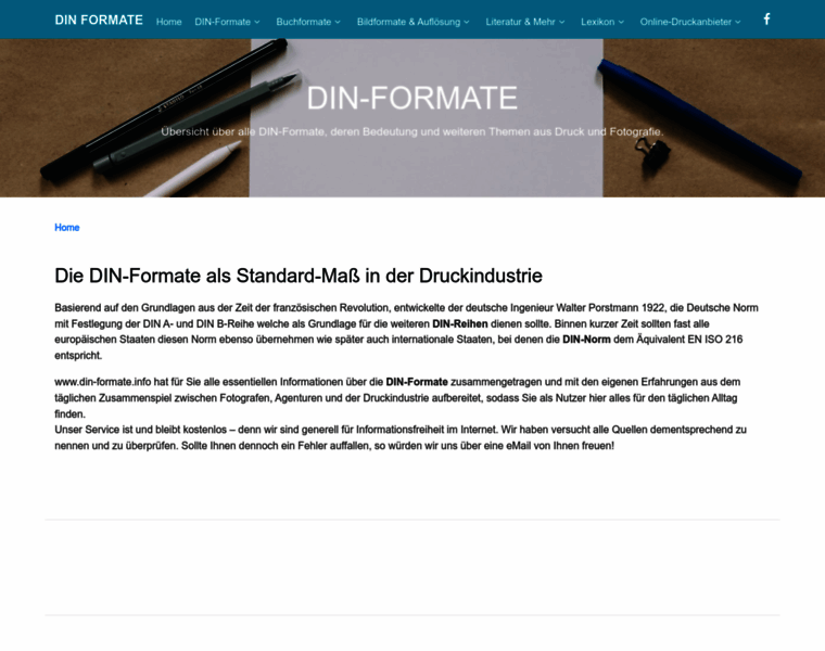 Din-formate.info thumbnail