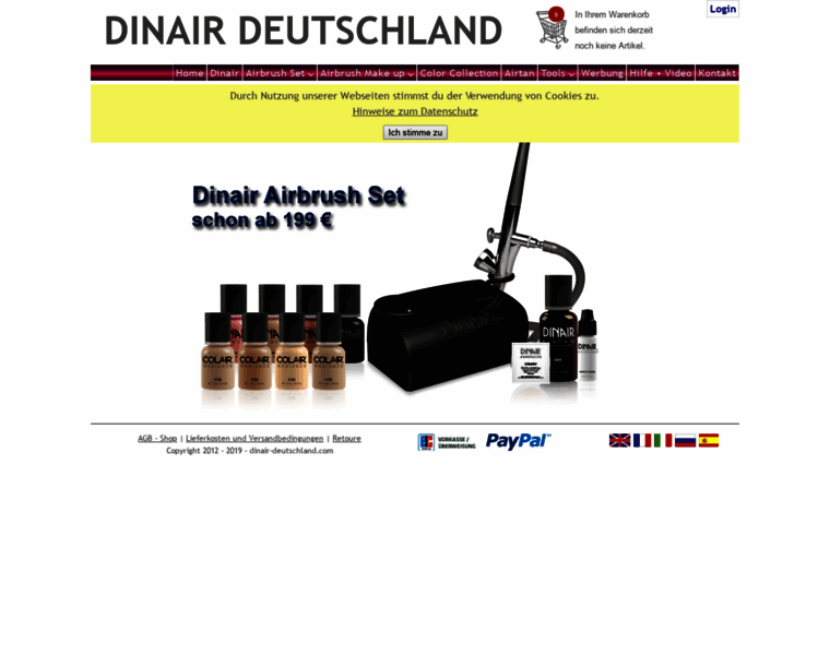 Dinair-deutschland.com thumbnail