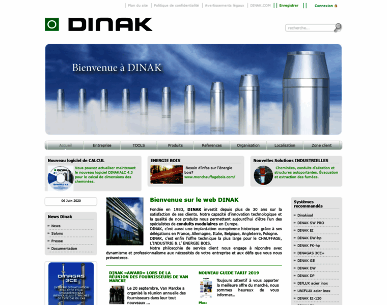 Dinakcheminees.com thumbnail