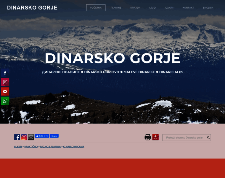 Dinarskogorje.com thumbnail