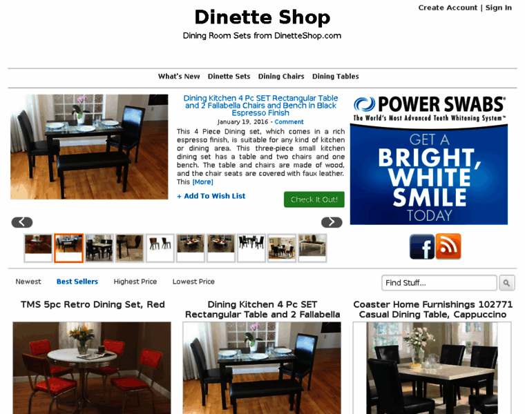 Dinetteshop.com thumbnail