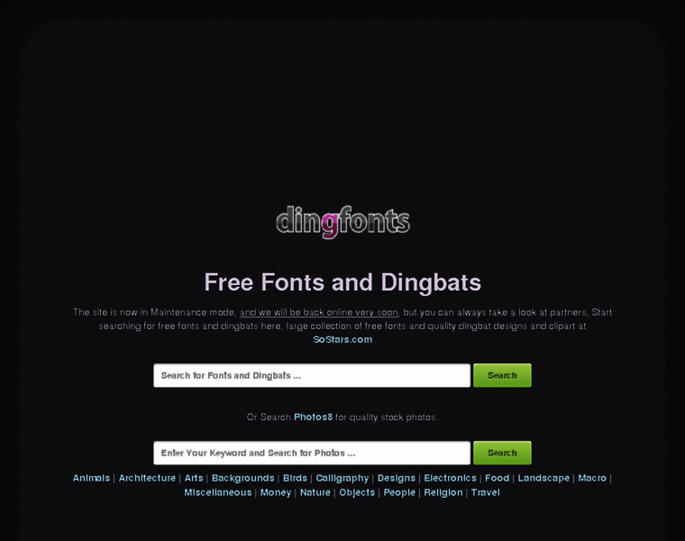 Dingfonts.com thumbnail