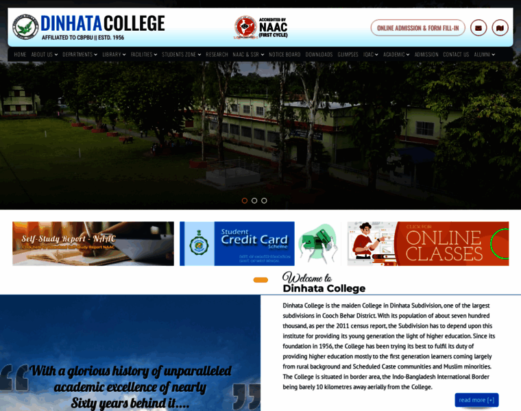 Dinhatacollege.ac.in thumbnail
