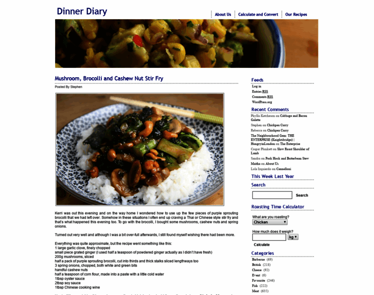 Dinnerdiary.org thumbnail