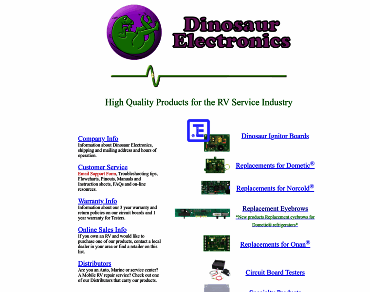 Dinosaurelectronics.com thumbnail