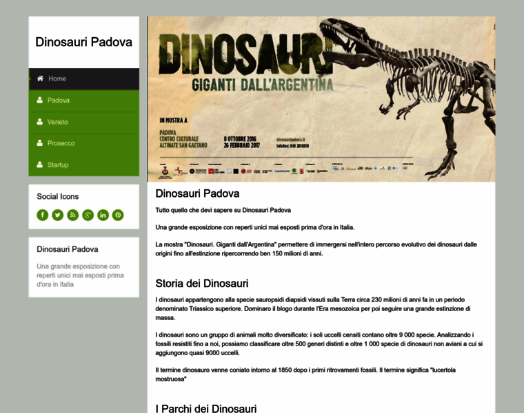 Dinosauripadova.it thumbnail