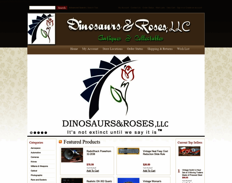 Dinosaursandroses.com thumbnail