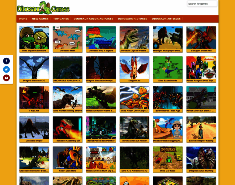 Dinosaursgames.net thumbnail