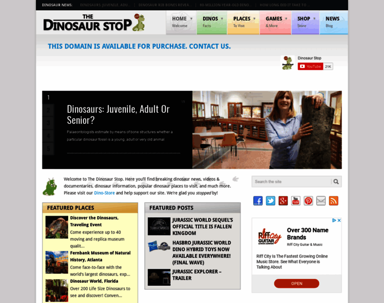 Dinosaurstop.com thumbnail