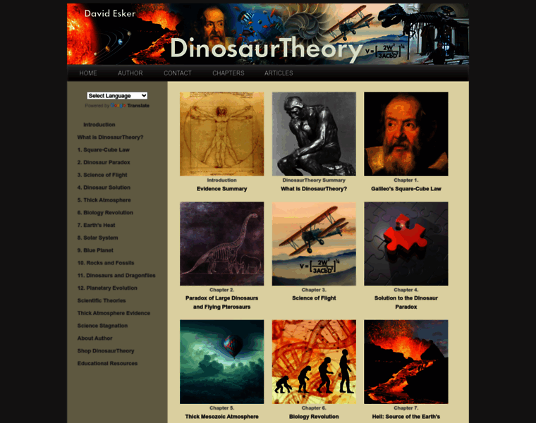 Dinosaurtheory.com thumbnail