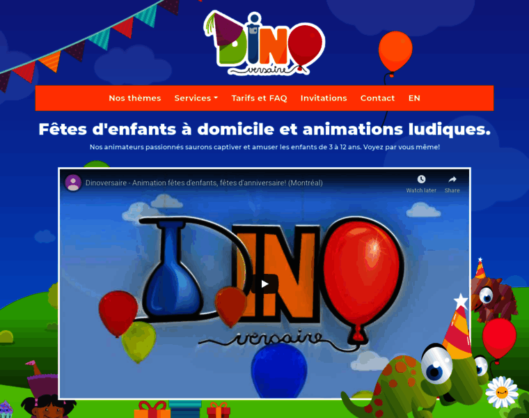 Dinoversaire.com thumbnail