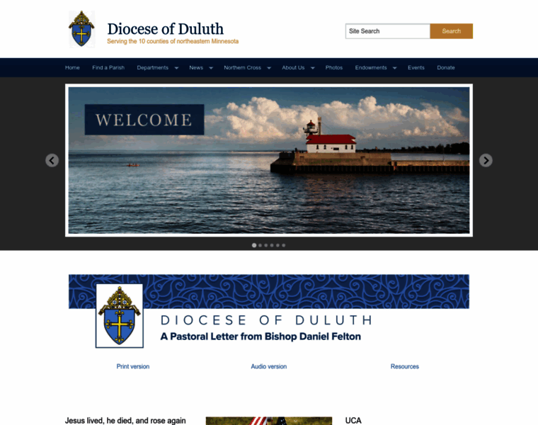 Dioceseduluth.org thumbnail
