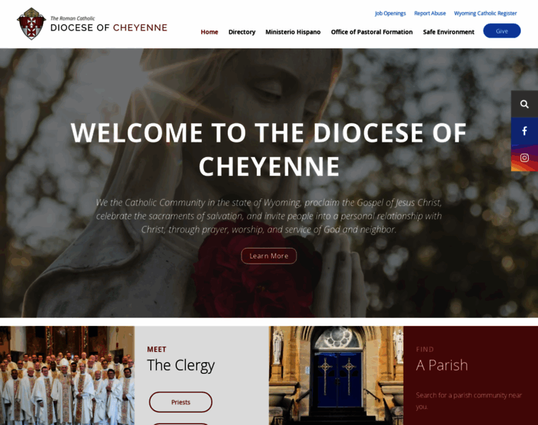 Dioceseofcheyenne.org thumbnail