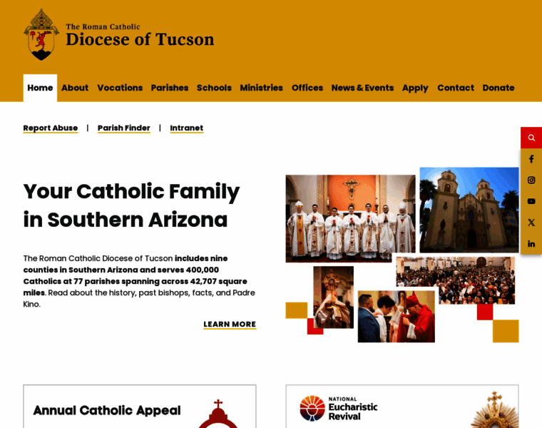 Diocesetucson.org thumbnail