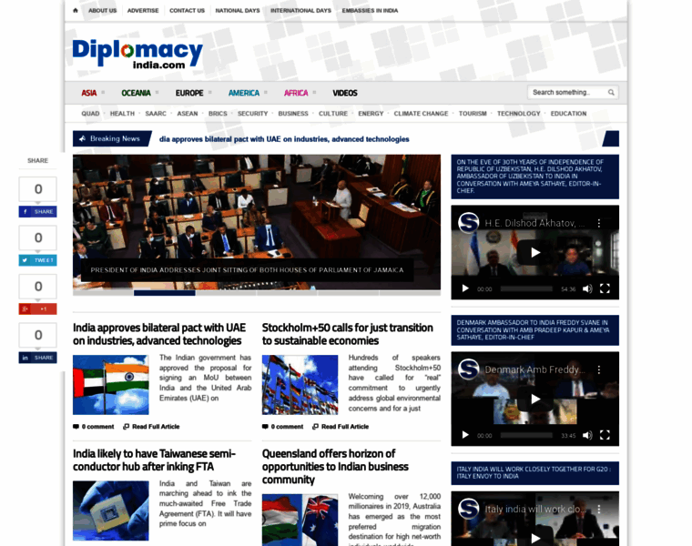 Diplomacyindia.com thumbnail