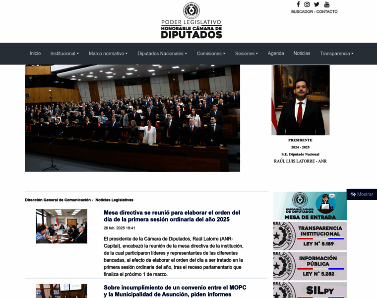 Diputados.gov.py thumbnail Diputados.gov.py thumbnail