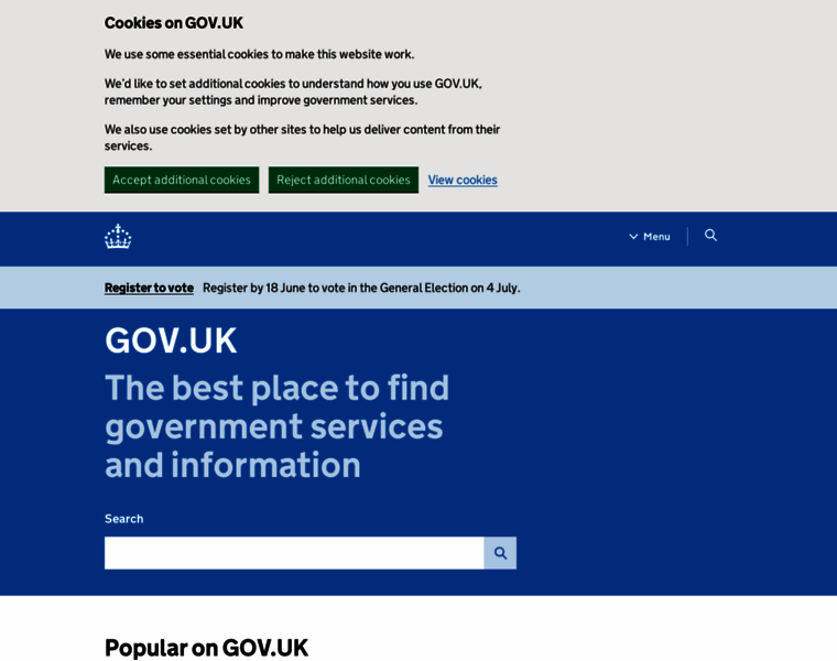 Direct.gov.uk thumbnail