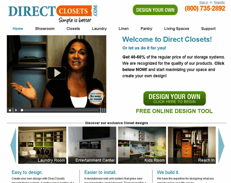 Directclosets.com thumbnail