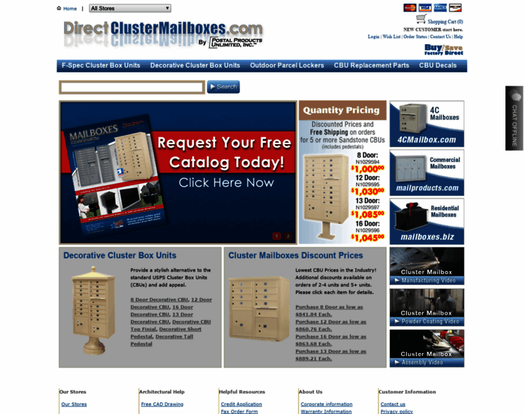 Directclustermailboxes.com thumbnail