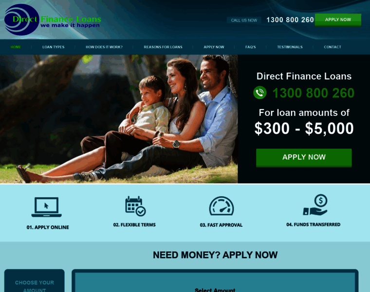 Directfinanceloans.com.au thumbnail