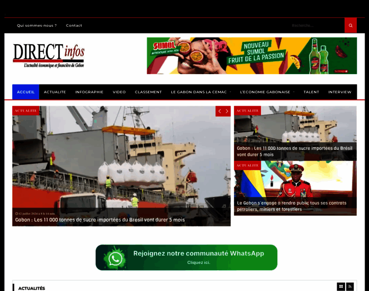 Directinfosgabon.com thumbnail