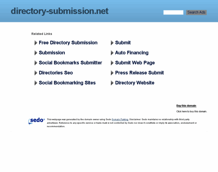 Directory-submission.net thumbnail