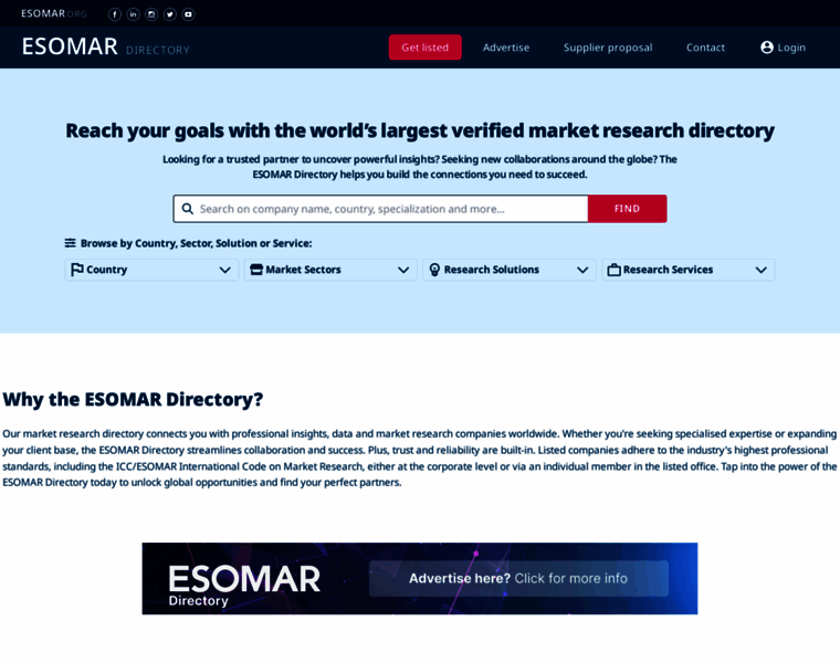 Directory.esomar.org thumbnail
