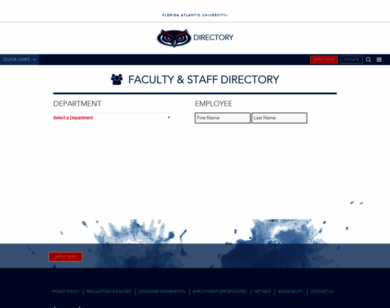 Directory.fau.edu thumbnail