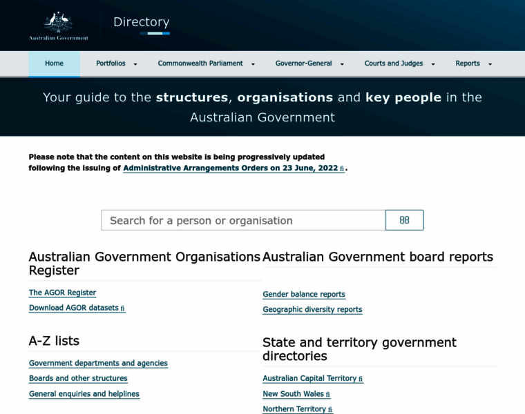 Directory.gov.au thumbnail